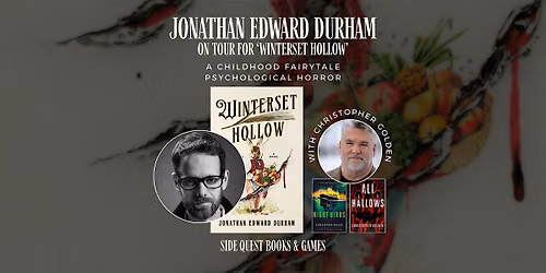 Author Horror Event with Jonathan Edward Durham and Christopher Golden