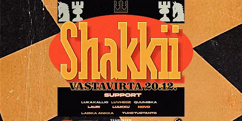Tampereen Rap-Akatemia presents: Shakkii + TRA Support