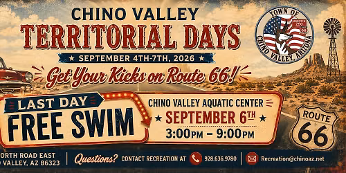 Territorial Days 2026 - FREE Swim!