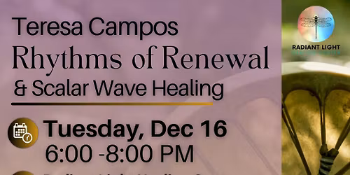 \ud83e\udd41 Rhythms of Renewal with Teresa Campos