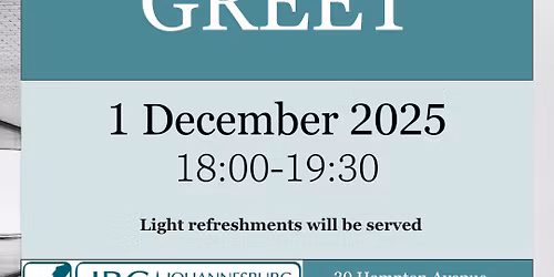 Meet and Greet - JBC Auckland Park Campus