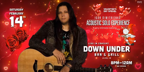 Igor Dimitrienko - Acoustic Solo Experience brings Valentine's Day vibes to Down Under