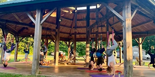 Saratoga Kayak Shak Aerial Yoga