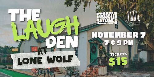The Laugh Den at Lone Wolf Lounge: Caleb Elliott