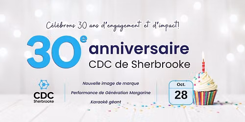 30e anniversaire de la CDC de Sherbrooke