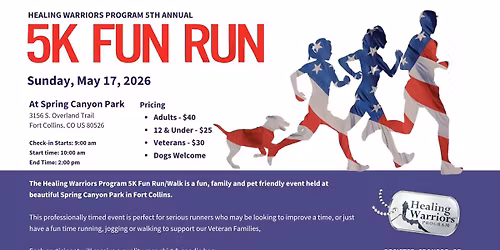 Healing Warriors Program 5th Annual 5K Fun Run