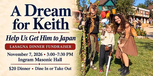 A Dream for Keith Lasagna Fundraiser 