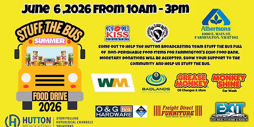 STUFF THE BUS FOOD DRIVE!!! JUNE 6TH!!
