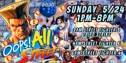 Tampa Gaming Dojo Monthly Tournament - OOPS! All Street Fighter