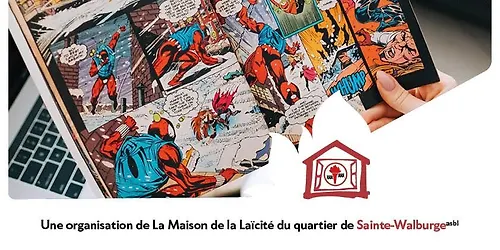 Première bourse de bandes dessinées manga et objets liés.