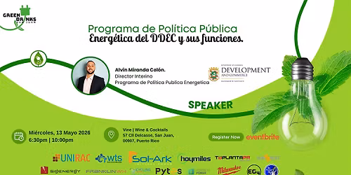Programa de Pol\u00edtica P\u00fablica Energ\u00e9tica del DDEC y sus funciones.