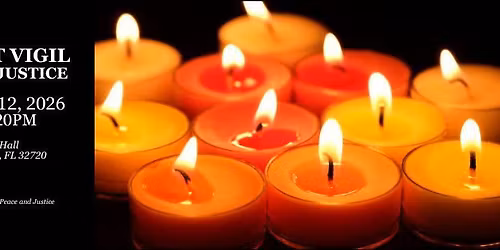 Candlelight Vigil for Peace and Justice
