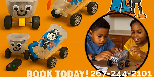 Stevie The Inventor's Build A Bot Class At Welsh Library