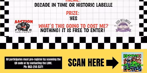 Drive Through the Decades Golf Cart Contest