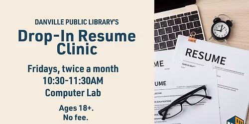Drop-In Resume Clinic