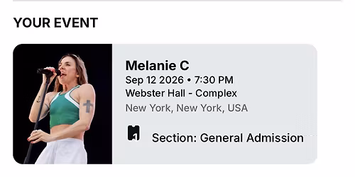 Melanie C at Fonda Theatre