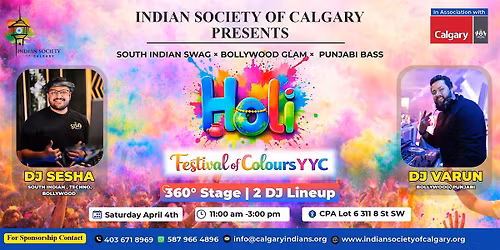 Holi: Festival of Colours YYC