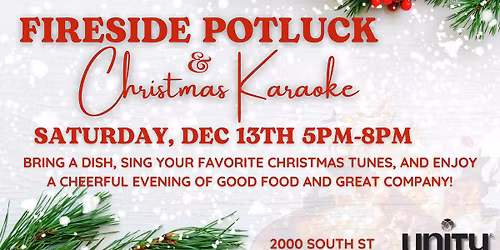 Fireside Potluck & Karaoke