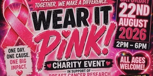 WEAR IT PINK \u2013 CHARITY EVENT