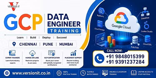 GCP Data Engineer Training in Chennai | Pune | Mumbai