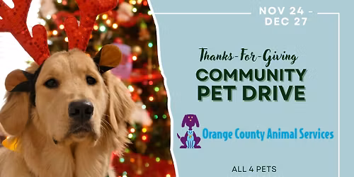 Tree of Tails for Orange County Animal Services! Help Local Pets! \ud83d\udc3e\ud83c\udf84