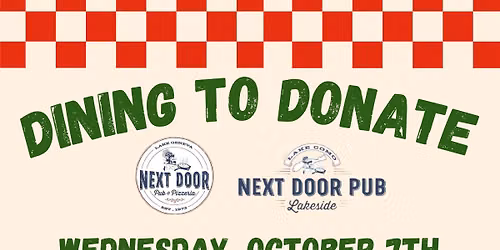 Dining to Donate at Next Door Pub