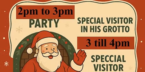 SANTAS CHILDRENS CHRISTMAS PARTY AT THE CARR LANE CLUB GRIMSBY - TUES 23rd DEC 2025 - 2pm till 4pm