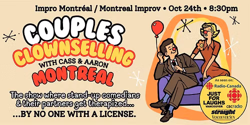 Couples Clownselling: Montr\u00e9al