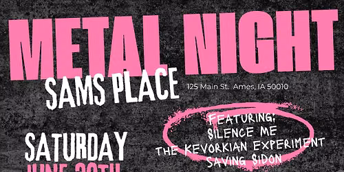METAL NIGHT @ Sams's Place