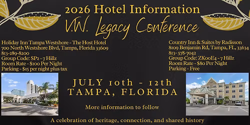 V.W. Legacy Conference