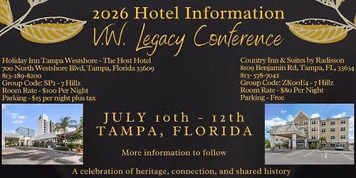 V.W. Legacy Conference