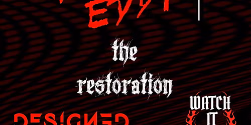 We Don't Know Eddy \/ Over Dr \/ The Restoration \/ Designed \/ Watch It Fall