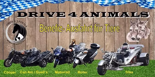 10-j\u00e4hriges Jubil\u00e4um Drive4Animals 2026 Mega Benefiz- Tour