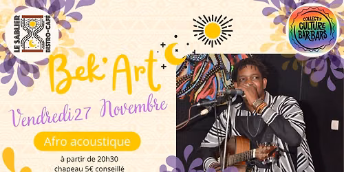 \ud83c\udfb6 Bek'Art - afro-acoustique