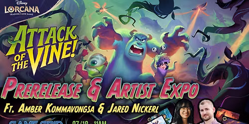 Attack of the Vine Prerelease & Artist Exposition Party