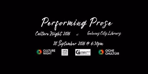 Performing Prose - Culture Night 2026