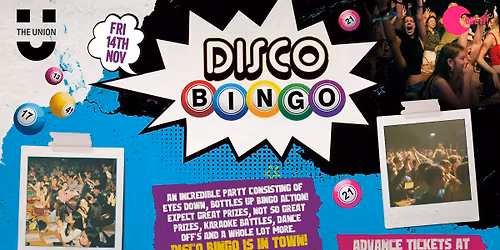 DISCO BINGO \ud83d\udd7a\ud83c\udffd\ud83e\udea9 - Manchester's Biggest Student Bingo!