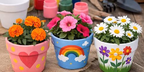 \ud83c\udf38 Kids Paint-a-Pot + Plant for Mom \ud83c\udf38