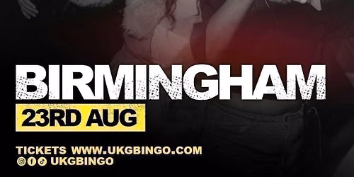 Old skool BINGO Saturday 29th Aug Birmingham