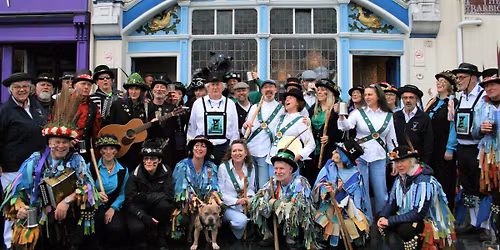 Morris dancing at the Dolphin Hotel 