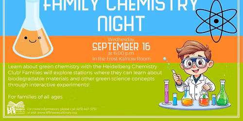 Family Chemistry Night with Heidelberg Chemistry Club