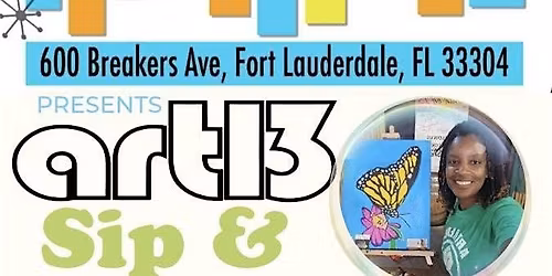 ART13 Paint & Sip with Constance Ivana at Gallery 600