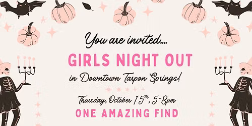 Girls Night Out in Downtown Tarpon Springs