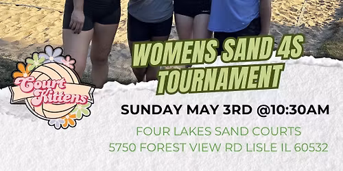 CK Women\u2019s Sand 4s Tournament- Sunday May 3rd