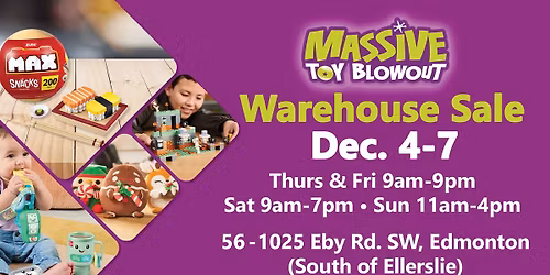 Warehouse Sale \u2013 Dec 4-7