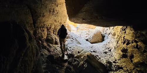 Exploring a Mecca Hills Slot-Cave