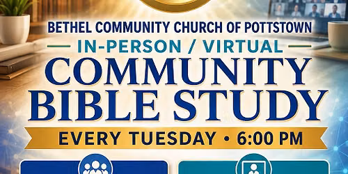 Tuesday Evening Bible Study