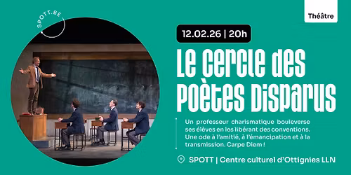 \ud83c\udfeb Le cercle des Po\u00e8tes Disparus \ud83d\udcdd