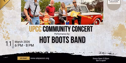 UPCC Community Concert - Hot Boots Band