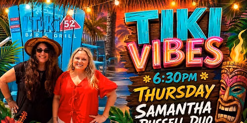Samantha Russell Duo at Tiki 52, Tequesta